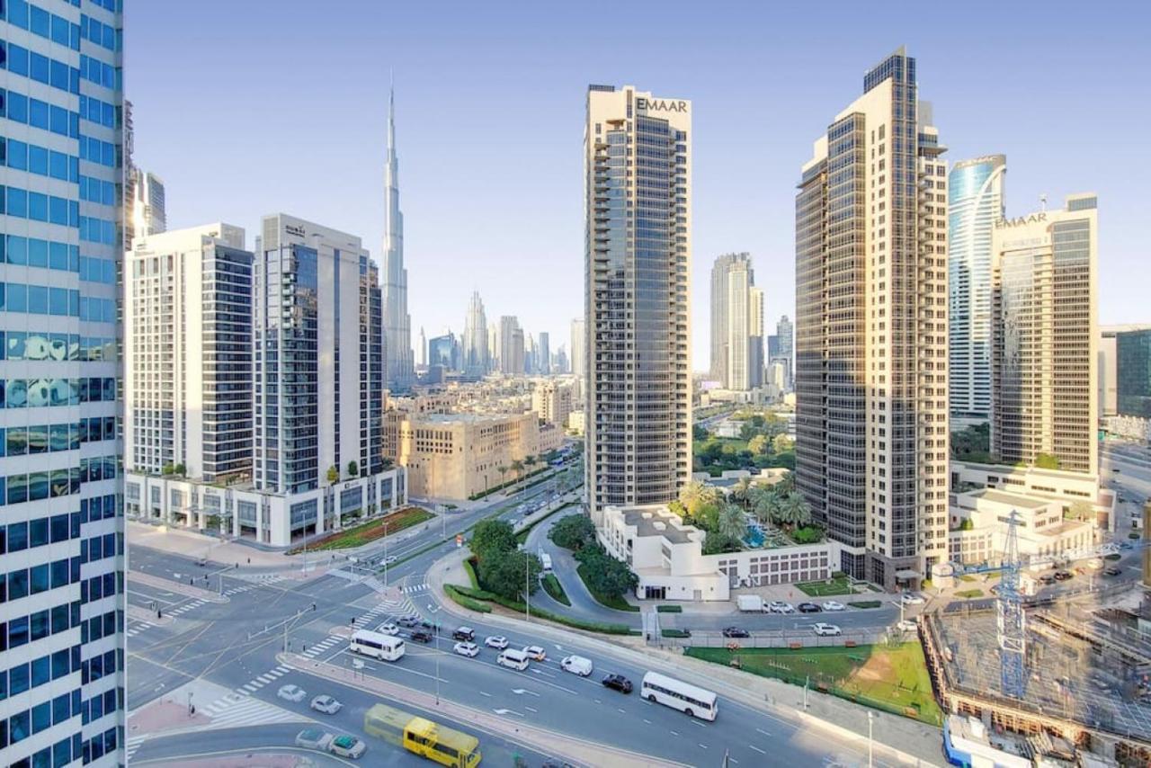 Marquise Square Tower, Business Bay - Bright Studio Dubai Exterior foto